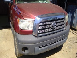 2007 TOYOTA TUNDRA, BURGUNDY, LIMITED MODEL, CREW CAB, 5.7L, AT, 4WD. Z26407

